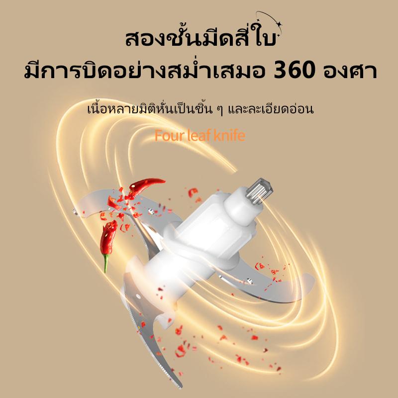 เครื่องสับเนื้อและหั่นอาหาร Kawu PY-37950 — รูปที่ 7