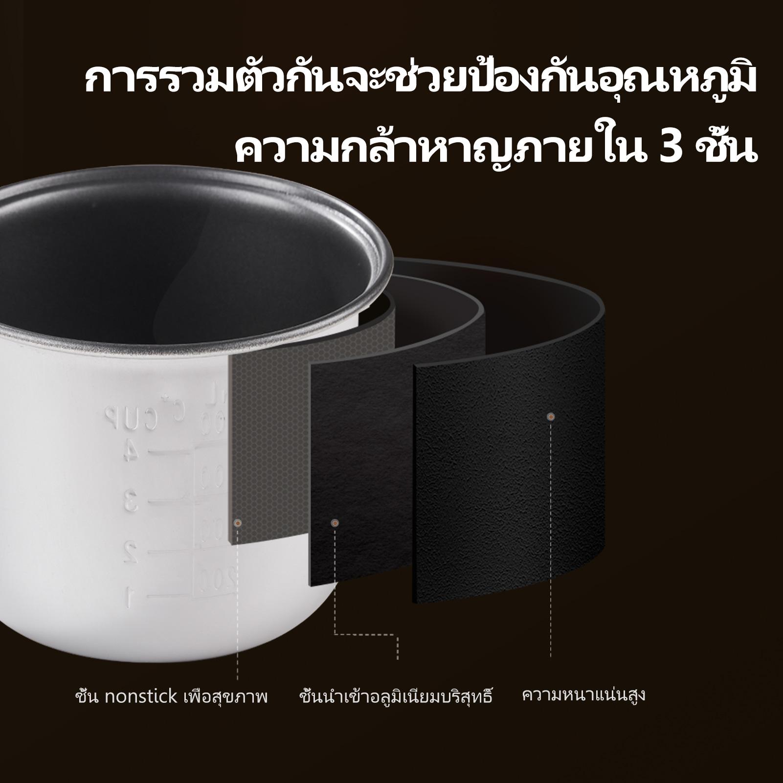 หม้อหุงข้าว Kawu CFXB12 ความจุ 1.2 ลิตร — รูปที่ 4