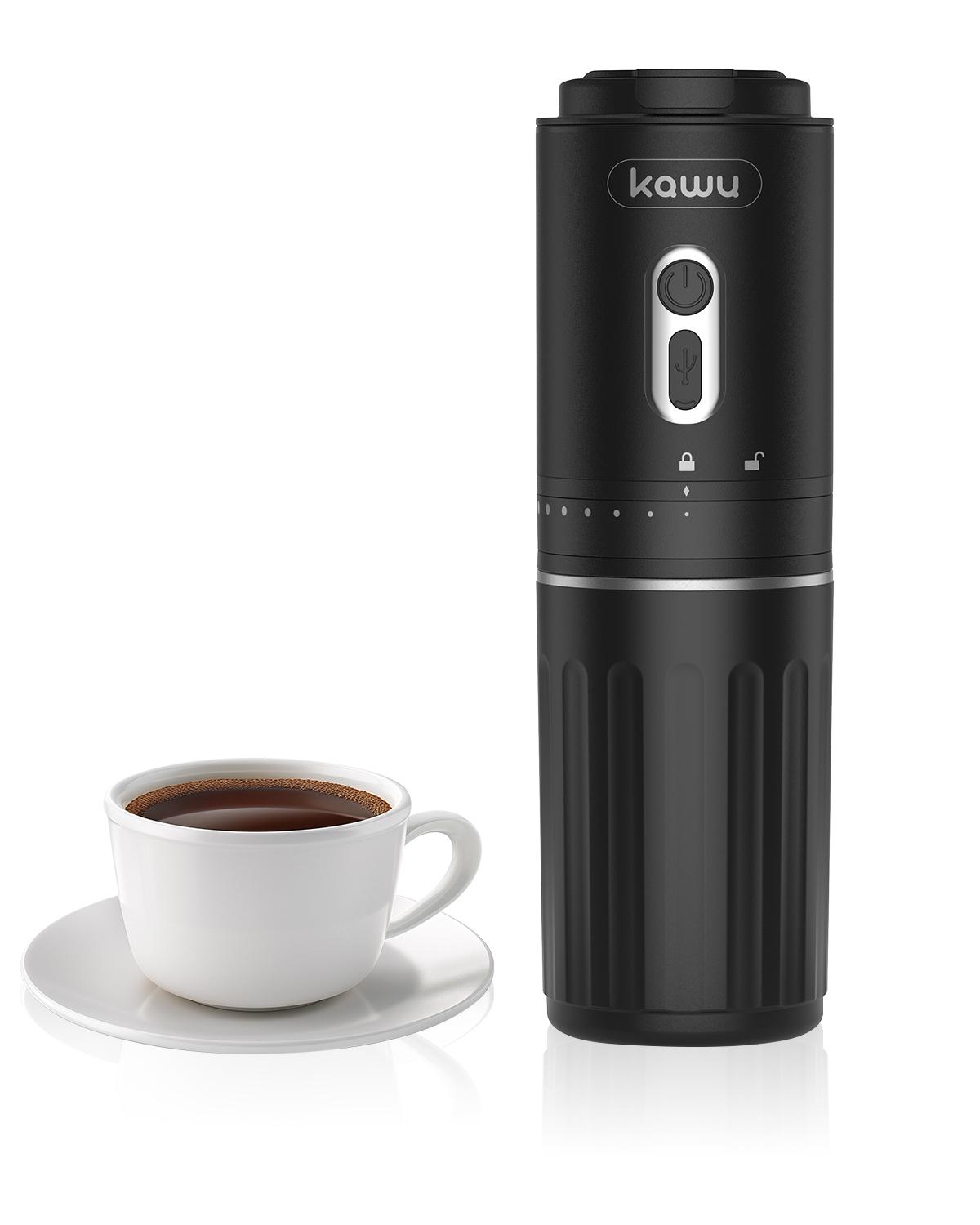 Kawu HAY-8311 เครื่องบดกาแฟ แบบพกพา สีดำ — รูปที่ 2